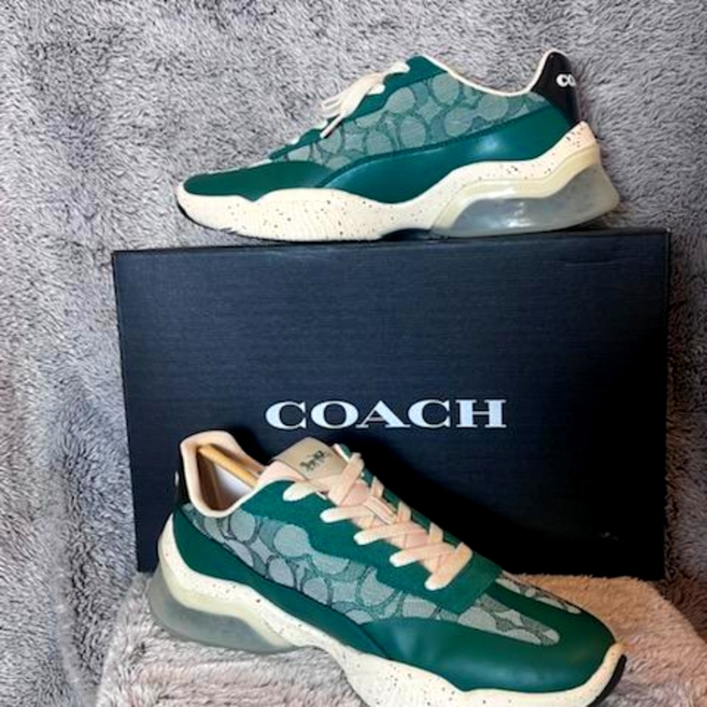Coach Green/Chalk Runner Shoes